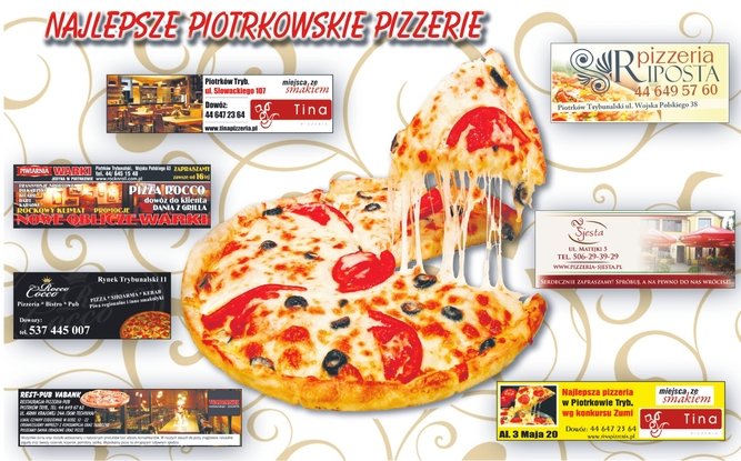 Najlepsze piotrkowskie pizzerie