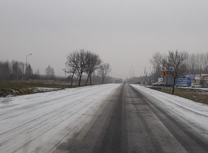 Zima przypomniaa o sobie