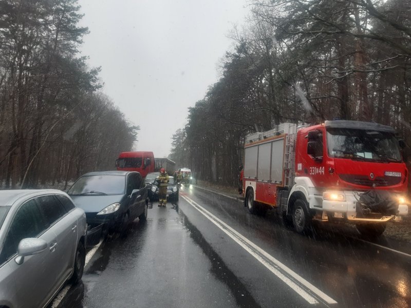 Karambol midzy Piotrkowem a Sulejowem