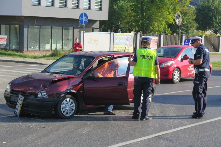 Wypadek w al. Pisudskiego w Piotrkowie