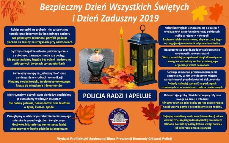 Policja apeluje: nie zapominajcie o bezpieczestwie!