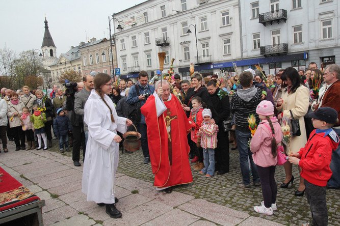 Uczcili wjazd Jezusa do Jerozolimy