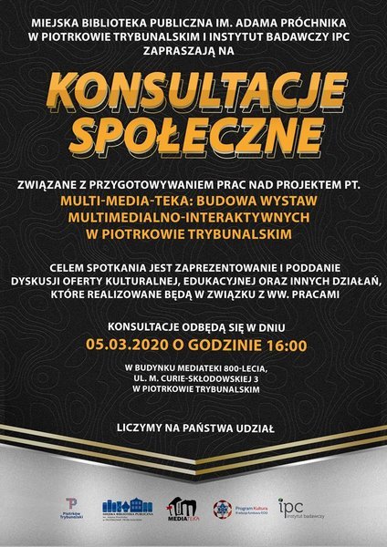 Konsultacje spoeczne w mediatece