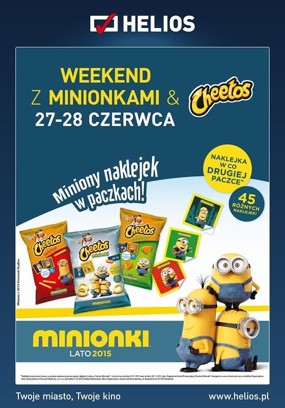 Weekend z Minionkami i Cheetos w kinie Helios