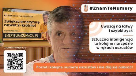 Znany aktor Henryk Gobiewski ofiar scamu - kolejna odsona kampanii spoecznej #ZnamTeNumery pomaga seniorom rozpozna nowe rodzaje oszustw w sieci