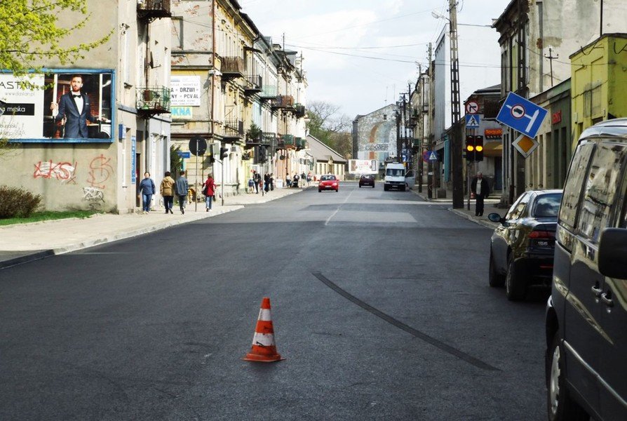 Prace na ul. Wojska Polskiego w Piotrkowie powoli dobiegaj koca