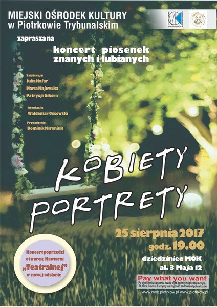 Koncert Kobiety portrety ju w pitek