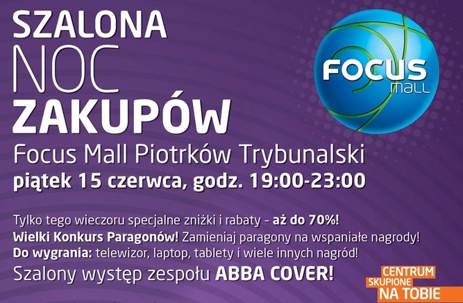 Focus Mall zaprasza na Noc Zakupw