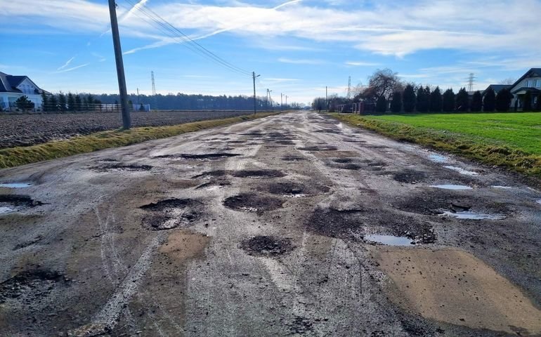 Ksiycowy krajobraz na wierkowej w Piotrkowie