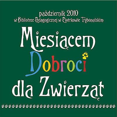 Miesic dobroci dla zwierzt w Bibliotece Pedagogicznej