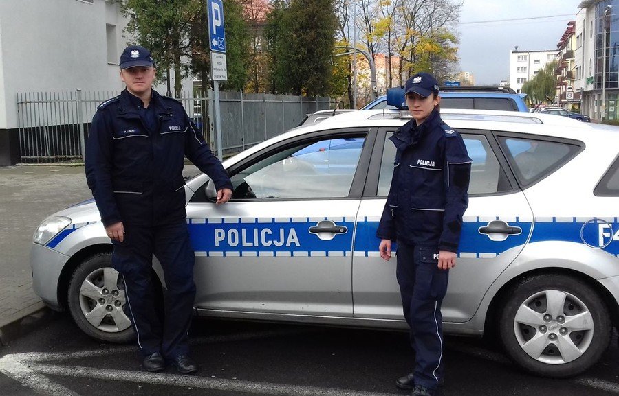 Zagroenie na stacji benzynowej. Szybka reakcja dzielnicowych 