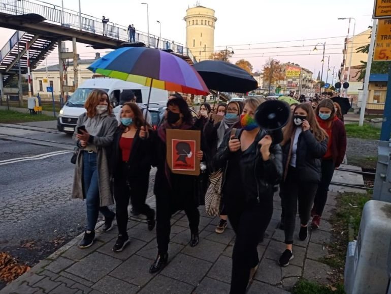 W caej Polsce nie ustaj protesty, w Piotrkowie te (FILM)