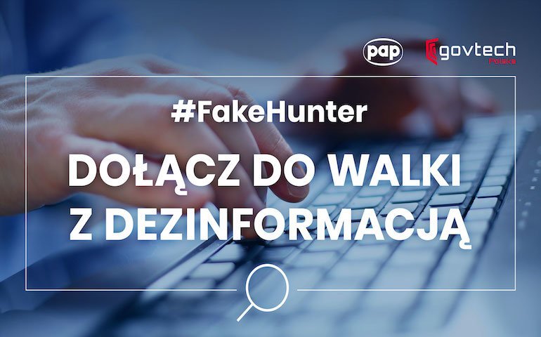 Projekt #FakeHunter: wezwanie do walki z dezinformacj o SARS-CoV-2