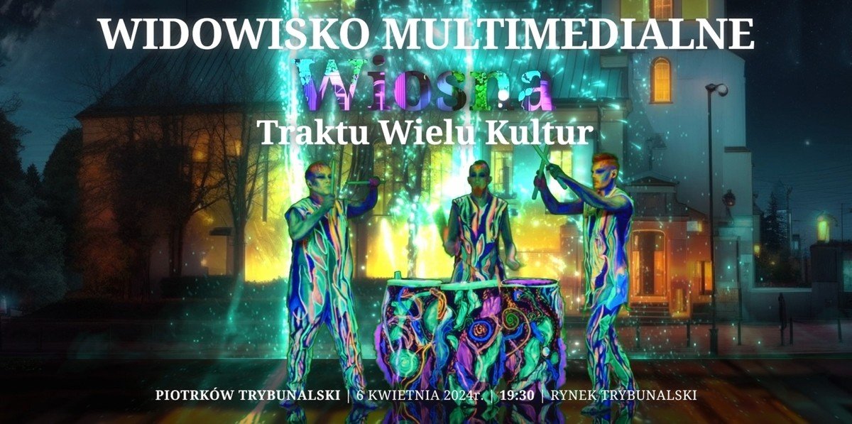 Multimedialne widowisko w Rynku Trybunalskim