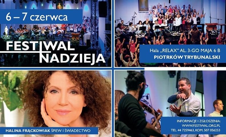 Halina Frckowiak gwiazd Festiwalu Nadzieja