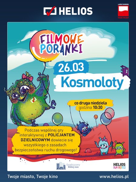 Kosmoloty w kinie Helios