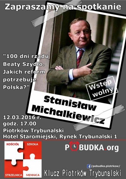 Michalkiewicz opowie o studniwce Beaty Szydo 