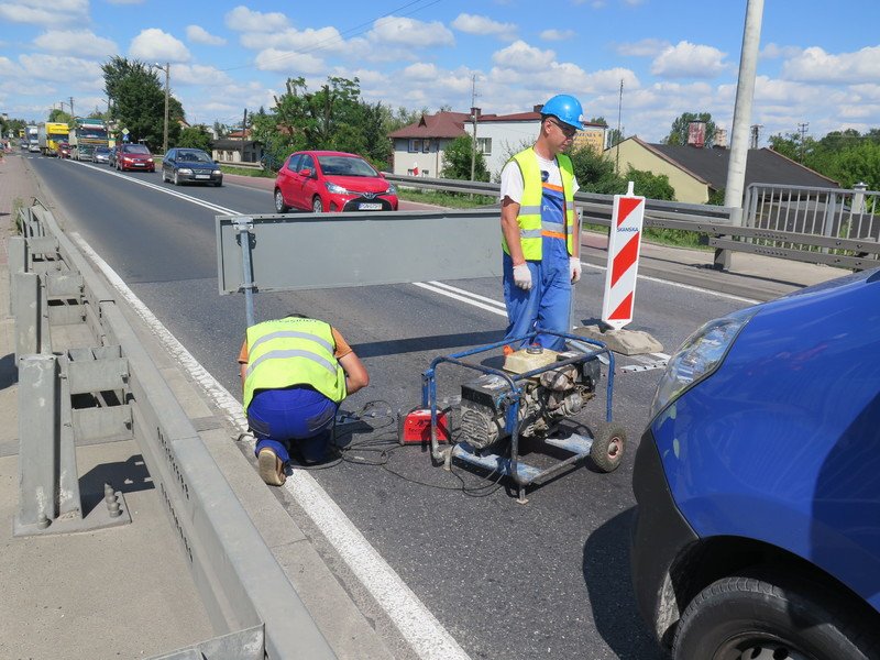 Utrudnienia na mocie w Sulejowie 