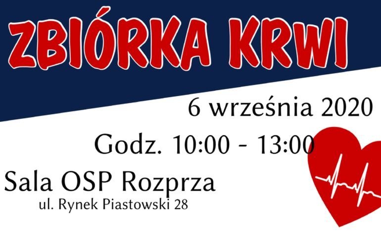 Straacy i policjanci z Rozprzy bd zbiera krew dla 11-letniej dziewczynki