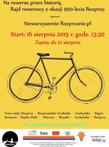 Na rowerze przez histori. Zapraszaj na rajd 