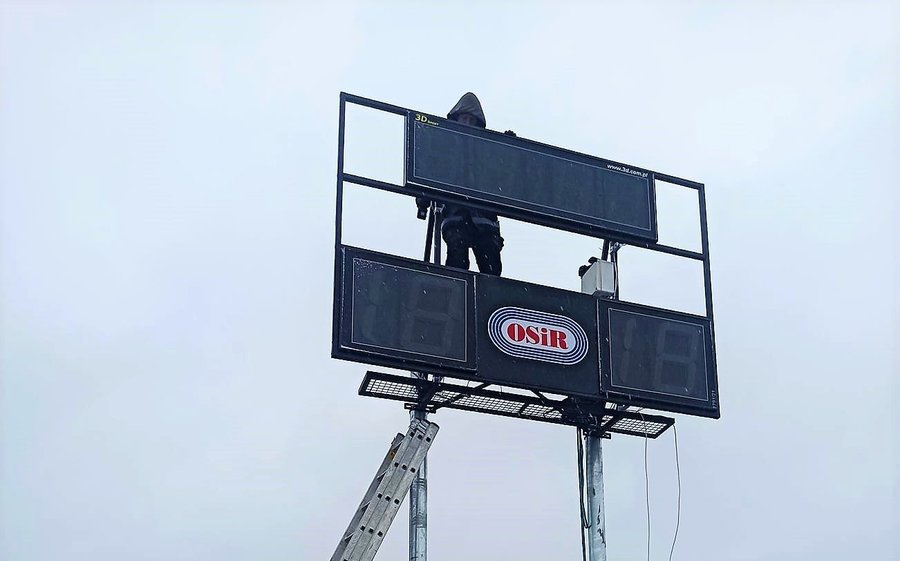 Nowy zegar na Stadionie Miejskim