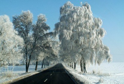 Zima potrafi by pikna