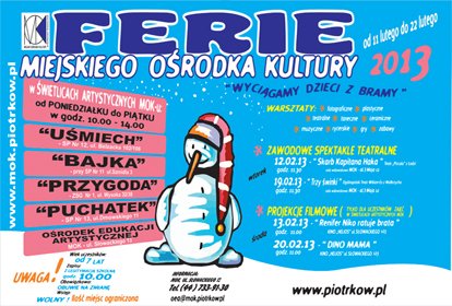 Ferie w Piotrkowie nie musz by nudne!