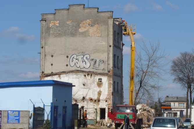 Radomsko: Stary myn zburzony 