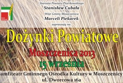 Moszczenica zaprasza na doynki powiatowe