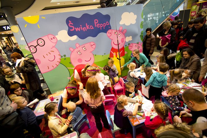 winka Peppa odwiedzia Focus Mall