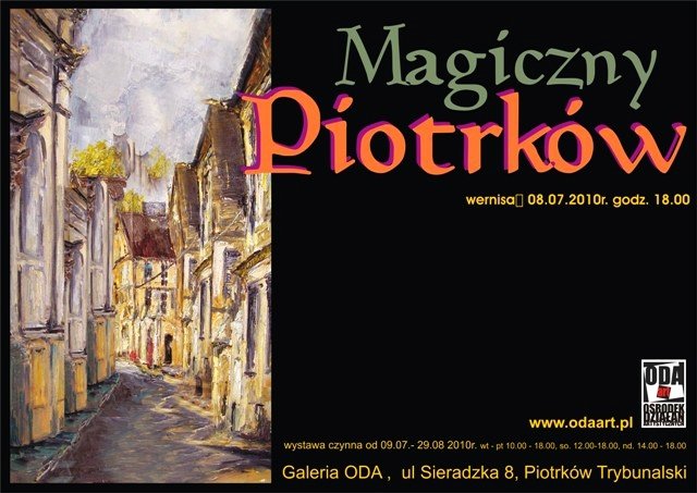 Wystawa „Magiczny Piotrkw” w Galerii ODA