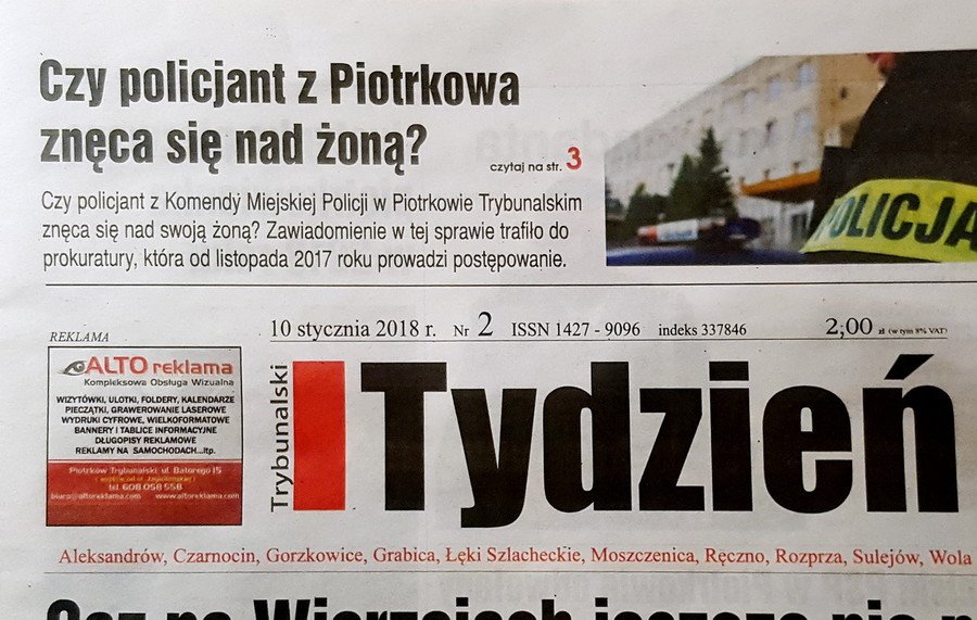 Czy policjant z Piotrkowa znca si nad on? 