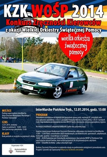 Piotrkowski automobilklub gra z WOP