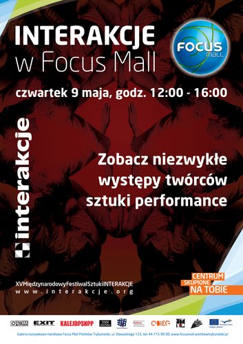 Artyci performerzy w Focus Mall