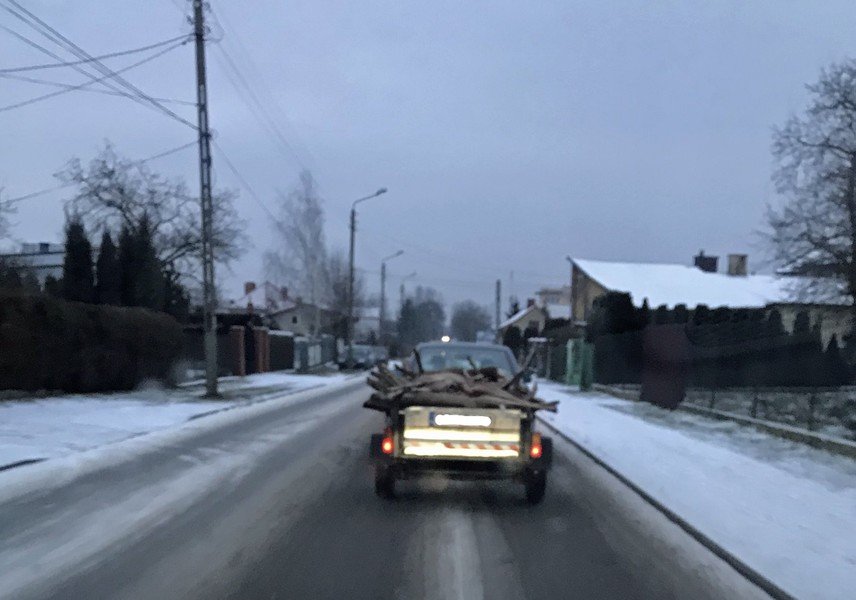 Przyczepa z martwymi sarnami na ulicach Piotrkowa [AKTUALIZACJA]