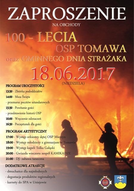 100-lecie OSP Tomawa oraz Gminny Dzie Straaka