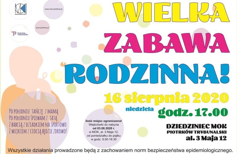 MOK zaprasza do Wielkiej Rodzinnej Zabawy