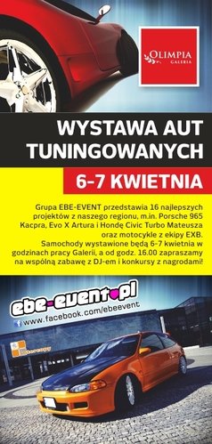 Wystawa aut tuningowanych w Galerii Olimpia