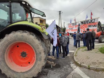 Rozpocz si dwudniowy protest rolnikw w Srocku
