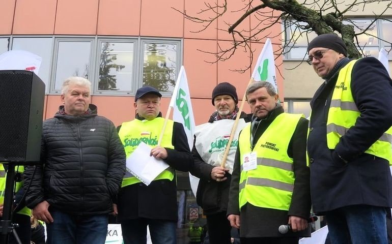 Protest rolnikw pod prokuratur