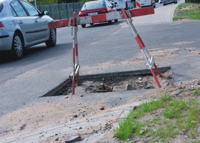 Zagroenie dla zdrowia i ycia na ciece rowerowej