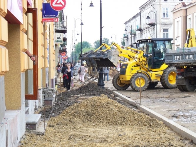 Prace na odcinku Sowackiego zgodnie z planem