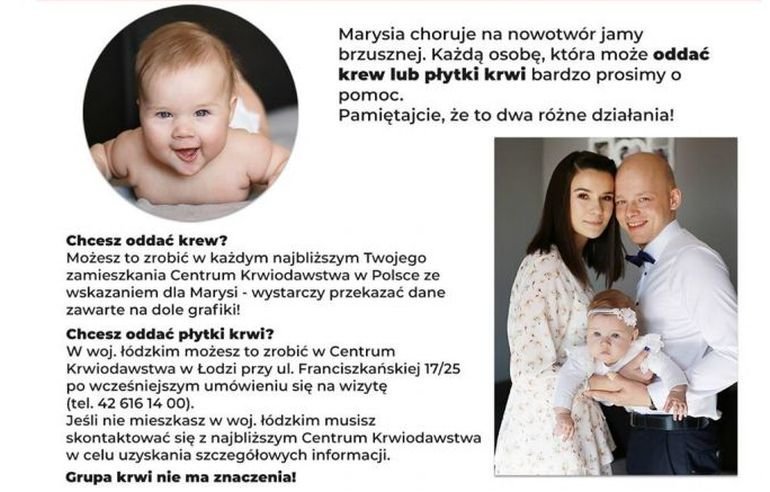 #WolbrzRatujeycie. Zbirka krwi dla Marysi