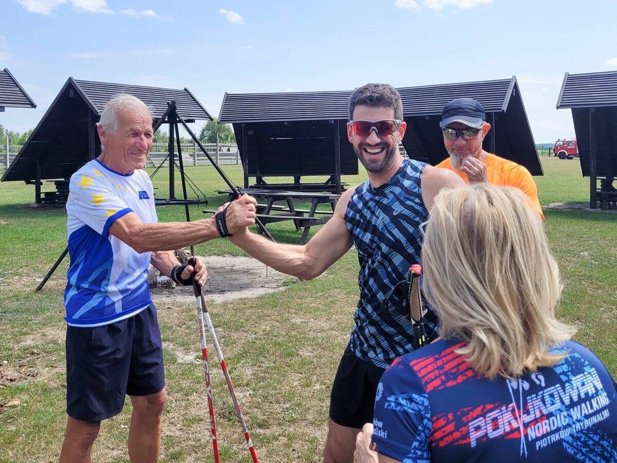 Spotkanie ze sportowcami w mediatece i warsztaty nordic walking w Kole - „Na sportowo w bibliotece”