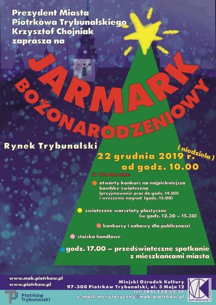 Jarmark Boonarodzeniowy w Rynku Trybunalskim