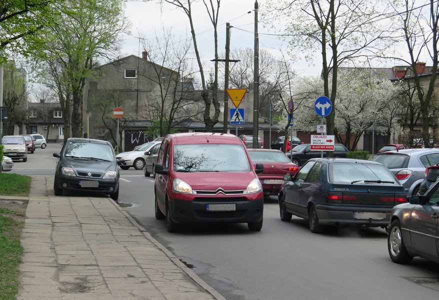 Objazd Ronda Sulejowskiego. Omijajcie osiedlowe uliczki!