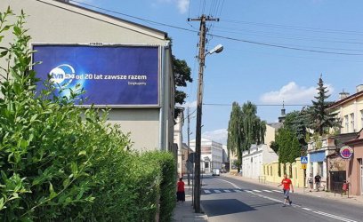 TVN24 na billboardach polskich miast. Take w Piotrkowie
