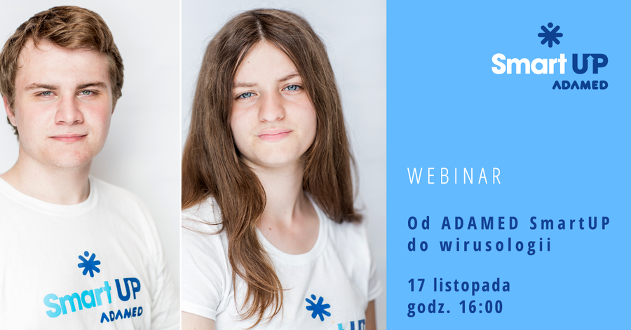 Webinar dla uczniw szk rednich - dowiedz si, jak zdoby stypendium finansowe ADAMED SmartUP na dalszy rozwj naukowy