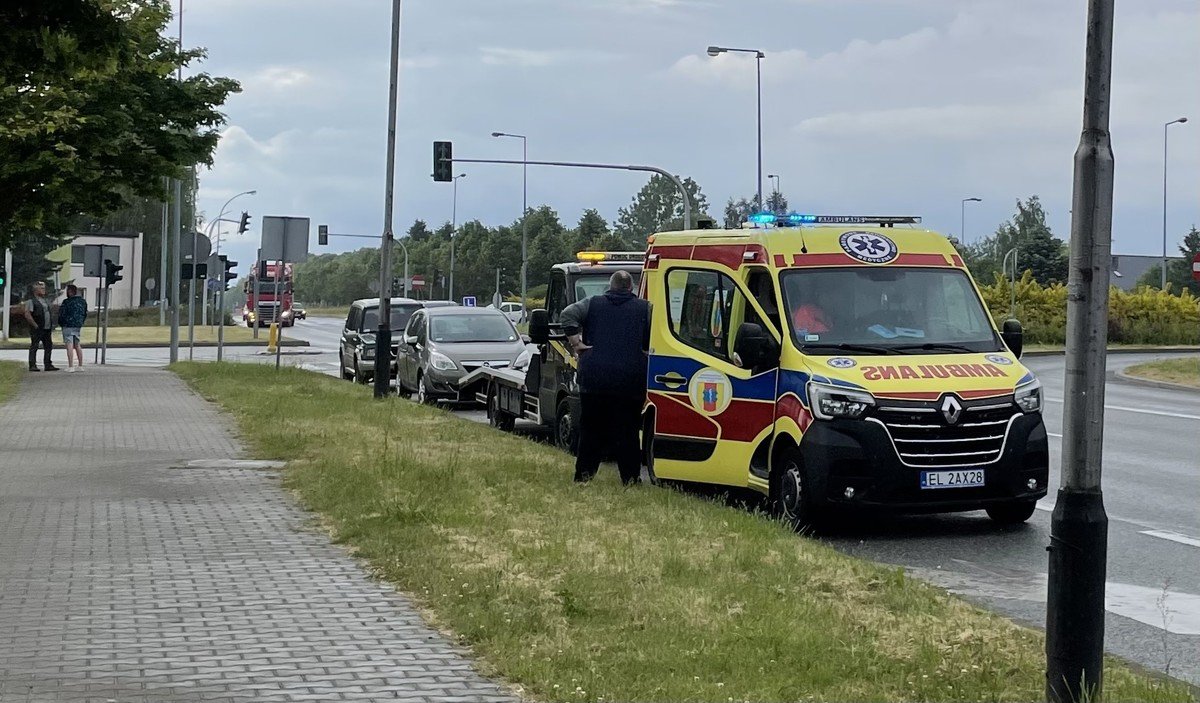 Niegrona kolizja zakoczya si pobytem w szpitalu