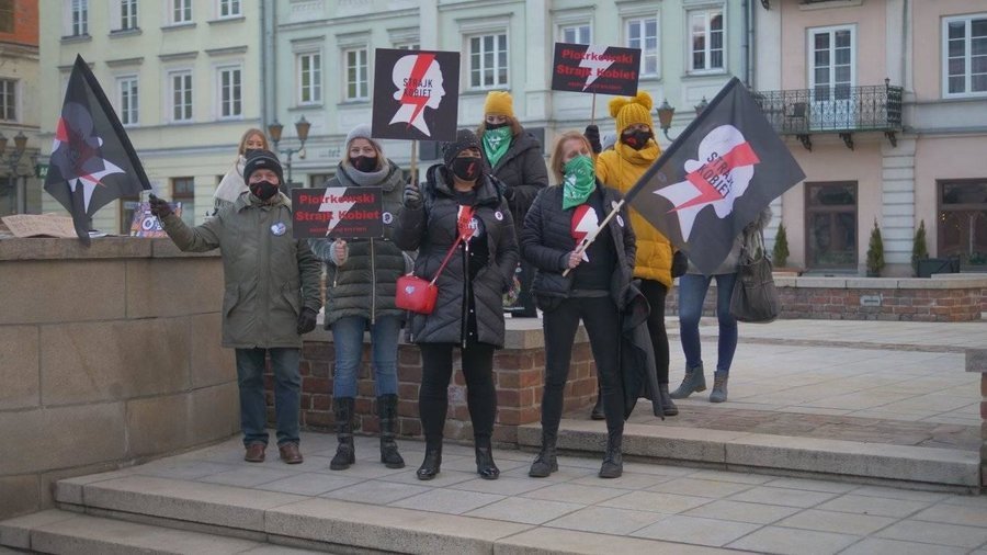 8 marca bez kompromisw. Strajk kobiet w Rynku Trybunalskim